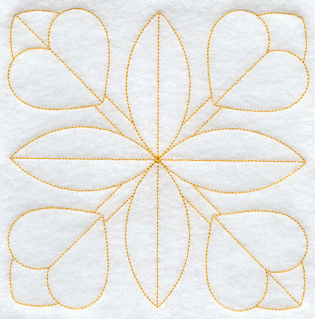 Hanover Tulip Quilting Square (Double Run)