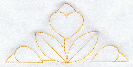 Hanover Tulip Quilting Half Square (Double Run)