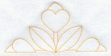 Hanover Tulip Quilting Half Square (Double Run)