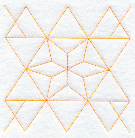 Star of the East Quilting Square (Double Run)