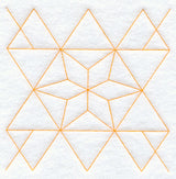 Star of the East Quilting Square (Double Run)