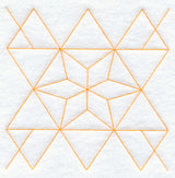 Star of the East Quilting Square (Double Run)