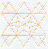 Star of the East Quilting Square (Double Run)