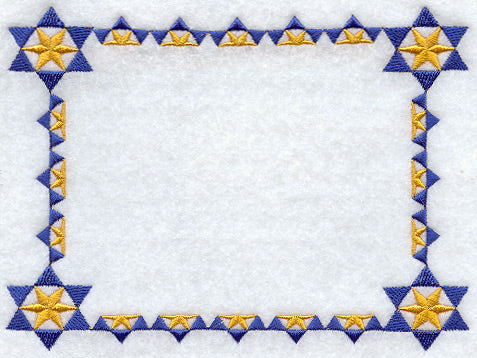 Star of the East Quilt Label - Lg
