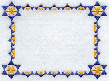 Star of the East Quilt Label - Lg