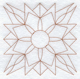 Kansas Sunflower Quilting Square (Double Run)