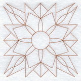 Kansas Sunflower Quilting Square (Double Run)