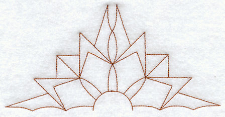 Kansas Sunflower Quilting Half Square (Double Run)