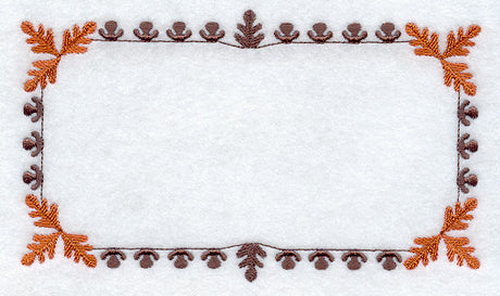 Oak Leaf Quilt Label - Lg