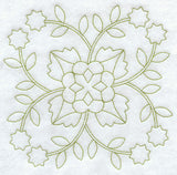 Rose of Sharon Quilting Square (Double Run)