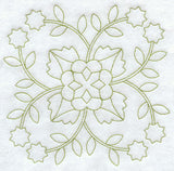Rose of Sharon Quilting Square (Double Run)