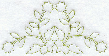 Rose of Sharon Quilting Half Square (Double Run)