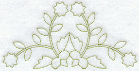 Rose of Sharon Quilting Half Square (Double Run)