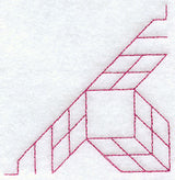 Ring Around the Star Quilting Quarter Square (Double Run)