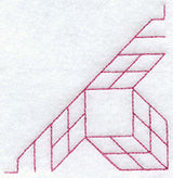 Ring Around the Star Quilting Quarter Square (Double Run)