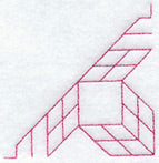 Ring Around the Star Quilting Quarter Square (Double Run)