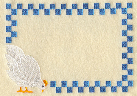 Hen Quilt Label - Lg