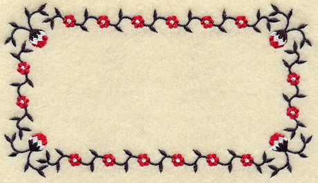 Whig Rose Quilt Label - Lg