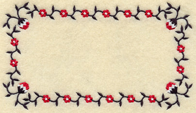 Whig Rose Quilt Label - Lg