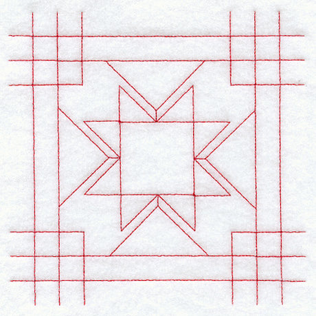 Mother's Fancy Quilting Square (Double Run)