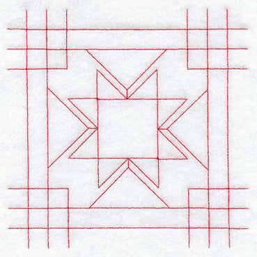 Mother's Fancy Quilting Square (Double Run)