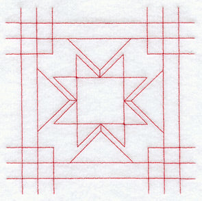 Mother's Fancy Quilting Square (Double Run)