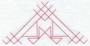 Mother's Fancy Quilting Half Square (Double Run)