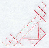 Mother's Fancy Quilting Quarter Square (Double Run)