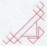 Mother's Fancy Quilting Quarter Square (Double Run)