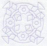 Hollyhock Quilting Square (Double Run)