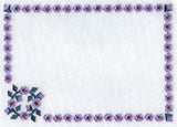 Hollyhock Quilt Label - Lg