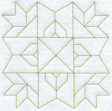 Sagebud Quilting Square (Double Run)