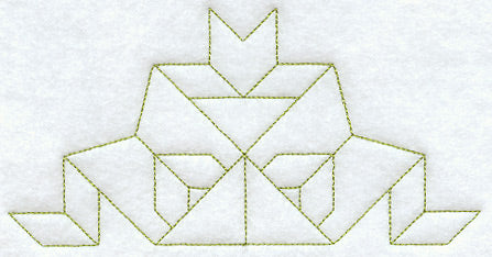 Sagebud Quilting Half Square (Double Run)