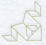 Sagebud Quilting Quarter Square (Double Run)