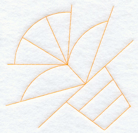 Garden of Friendship Quilting Square (Double Run)