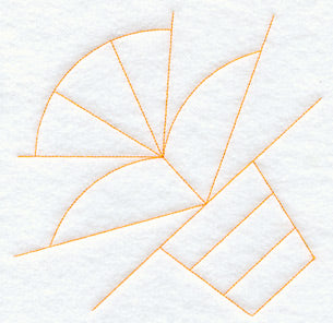 Garden of Friendship Quilting Square (Double Run)