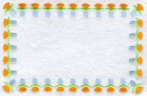 Garden of Friendship Quilt Label - Lg