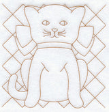 Calico Cat Quilting Square (Double Run)