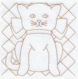 Calico Cat Quilting Square (Double Run)