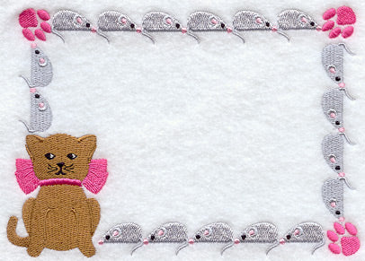 Calico Cat Quilt Label - Lg