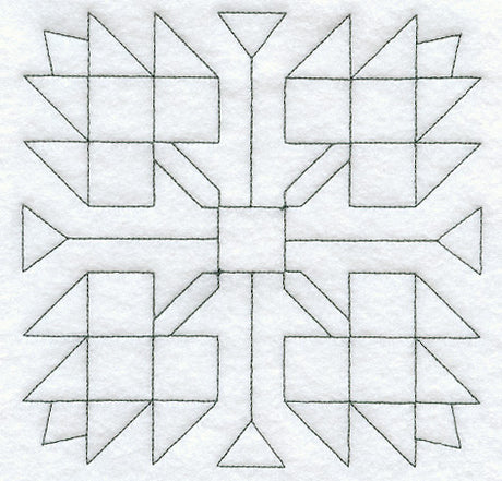 Maple Leaf Quilting Square (Double Run)