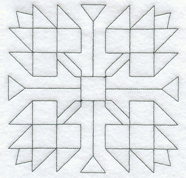 Maple Leaf Quilting Square (Double Run)