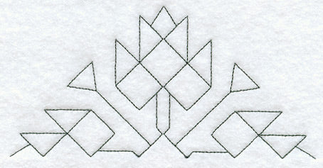 Maple Leaf Quilting Half Square (Double Run)