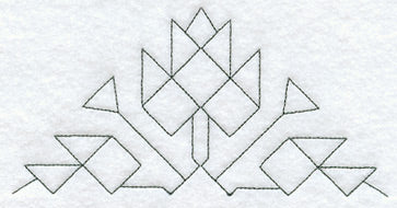 Maple Leaf Quilting Half Square (Double Run)