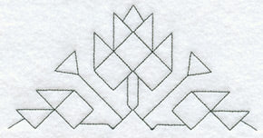 Maple Leaf Quilting Half Square (Double Run)