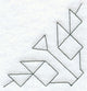 Maple Leaf Quilting Quarter Square (Double Run)