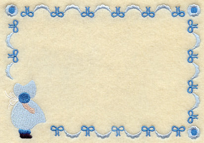 Sunbonnet Sue Quilt Label - Lg