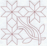 Peony Quilting Square (Double Run)