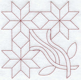 Peony Quilting Square (Double Run)