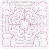 Mountain Rose Quilting Square (Double Run)
